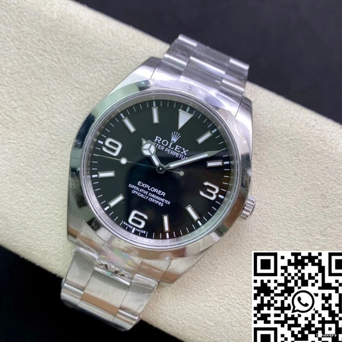 Steel 39MM Rolex M214270-0003 Factory Explorer Stainless AR 0423